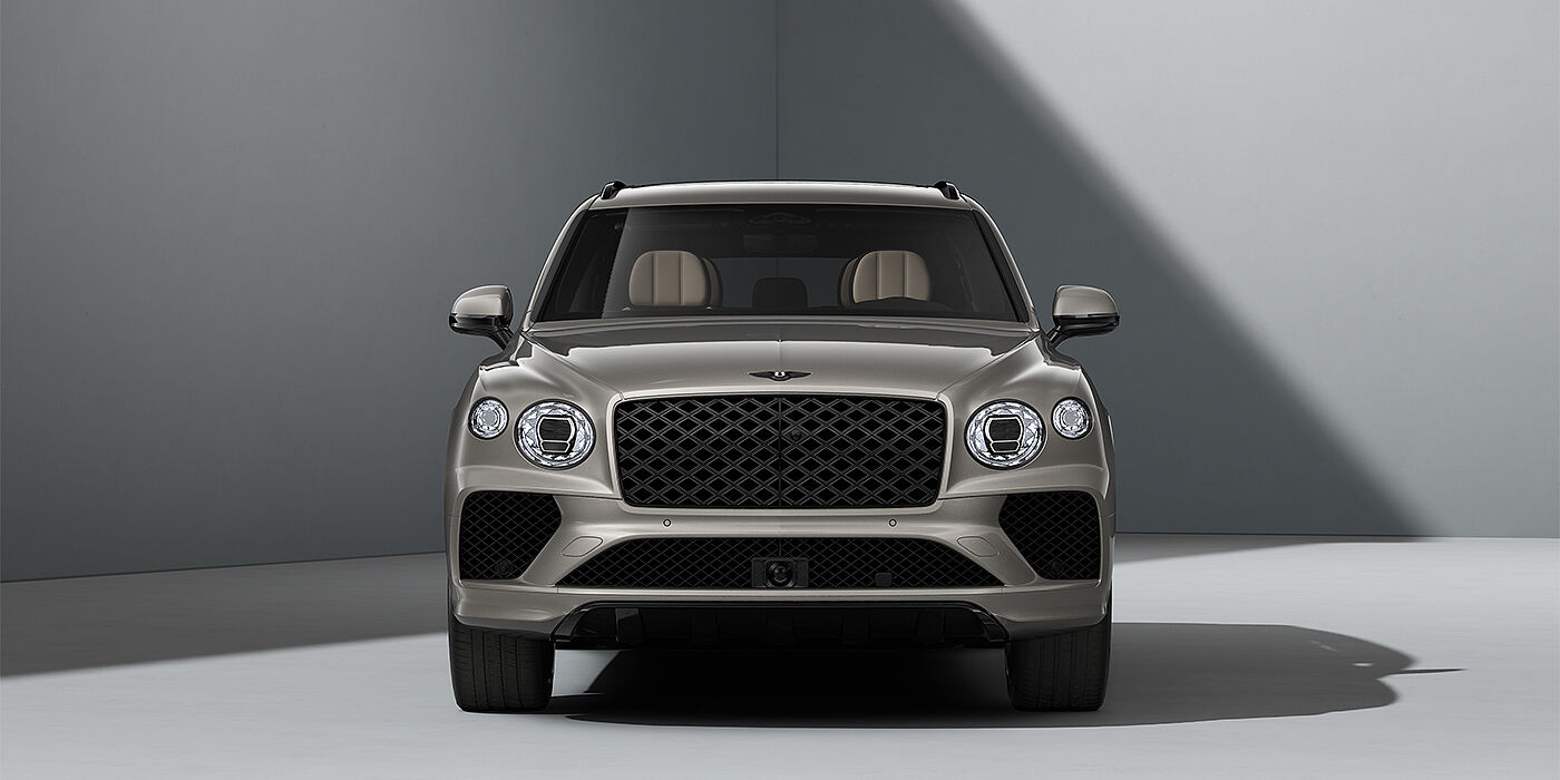 Gohm Sportwagen GmbH | Bentley Stuttgart Bentayga EWB Artenara Edition SUV in Pale Brodgar paint with 22" Mulliner Gloss black wheel full front