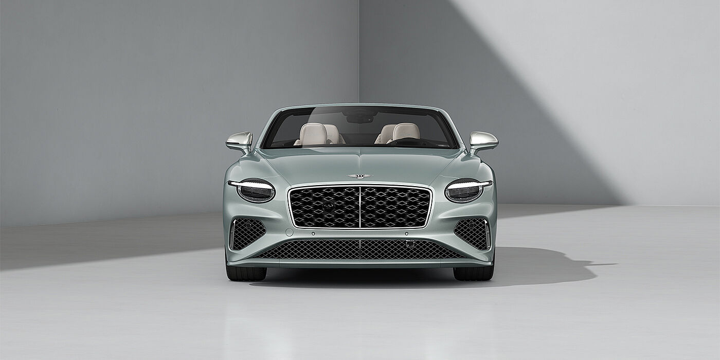 Gohm Sportwagen GmbH | Bentley Stuttgart Bentley Continental GTC Mulliner convertible in Breeze paint and 22" Mulliner wheels - full front