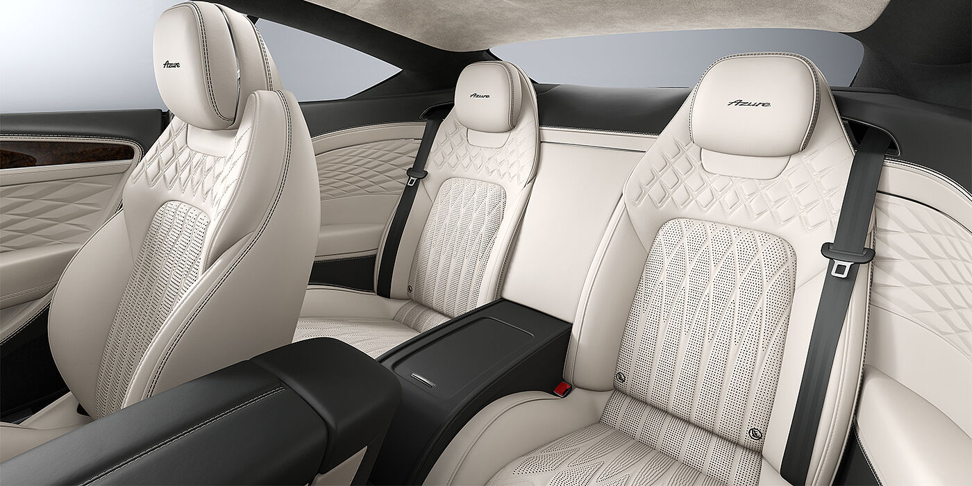 Gohm Sportwagen GmbH | Bentley Stuttgart Bentley Continental GT Azure coupe rear interior in Linen and Cumbrian Green hides