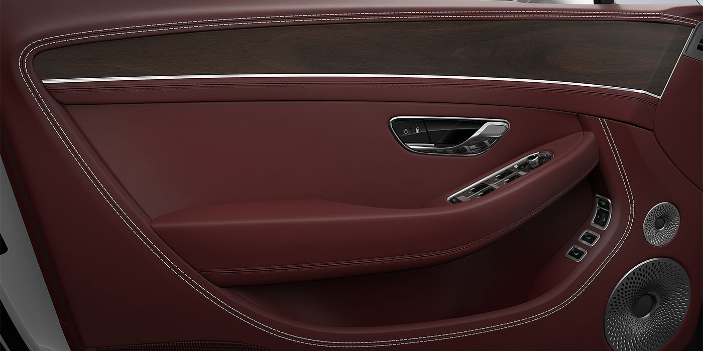 Gohm Sportwagen GmbH | Bentley Stuttgart Bentley Continental GT coupe door detail in Cricket ball hide