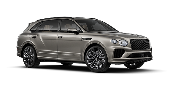 Gohm Sportwagen GmbH | Bentley Stuttgart Bentayga EWB Artenara Edition SUV in Pale Brodgar paint with 22" Mulliner Gloss black wheel front 3/4
