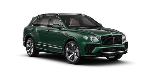 Gohm Sportwagen GmbH | Bentley Stuttgart Bentley Bentayga SUV in Verdant paint and 22" Five Spoke Directional Polished wheels – front 3/4