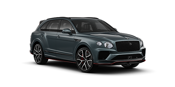 Gohm Sportwagen GmbH | Bentley Stuttgart Bentley Bentayga Speed SUV in Storm Grey Satin paint and 23" Black Painted and Bright Machined Wheels – front 3/4