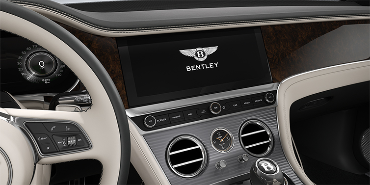 Gohm Sportwagen GmbH | Bentley Stuttgart Bentley Continental GT Azure coupe centre console in Linen and Cumbrian Green hides