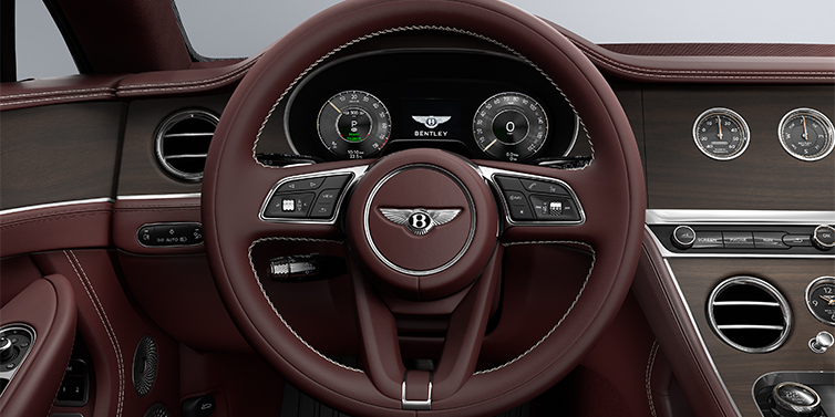 Gohm Sportwagen GmbH | Bentley Stuttgart Bentley Continental GT coupe steering wheel in Cricket ball hide